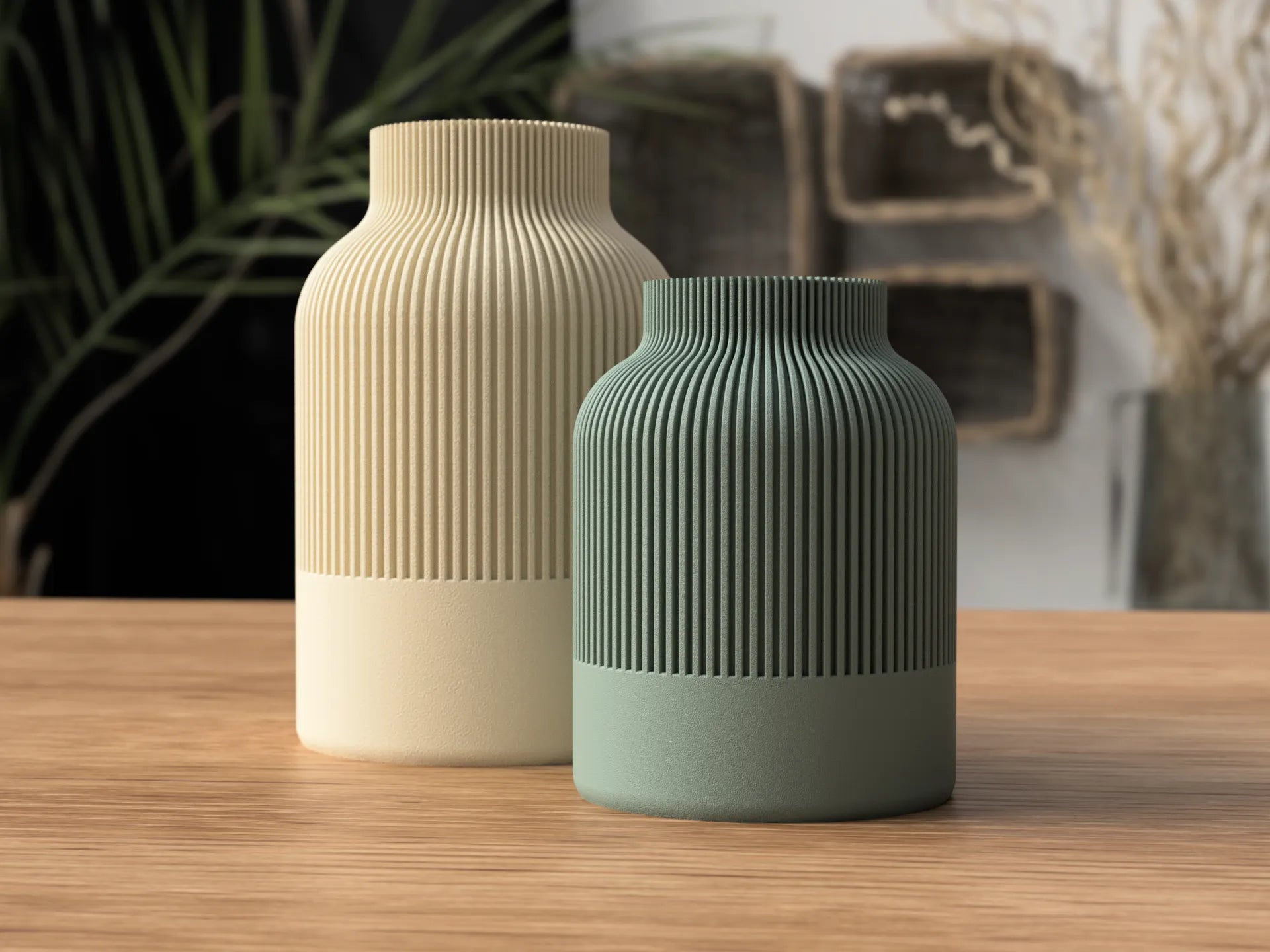 Japandi Vase (Sleek)